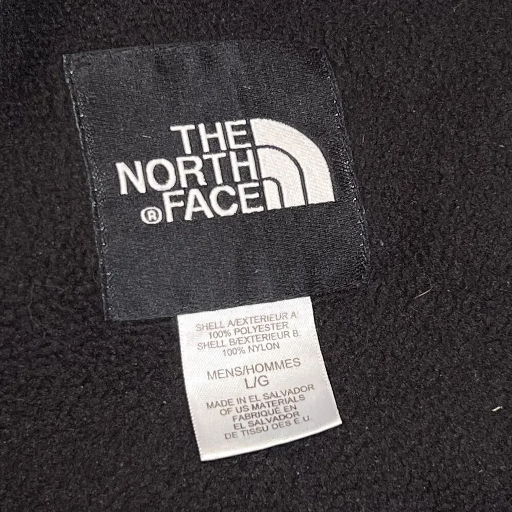 The North Face Denali Jacket Mens L Black Polartec Fleece Full Zip Outdoor